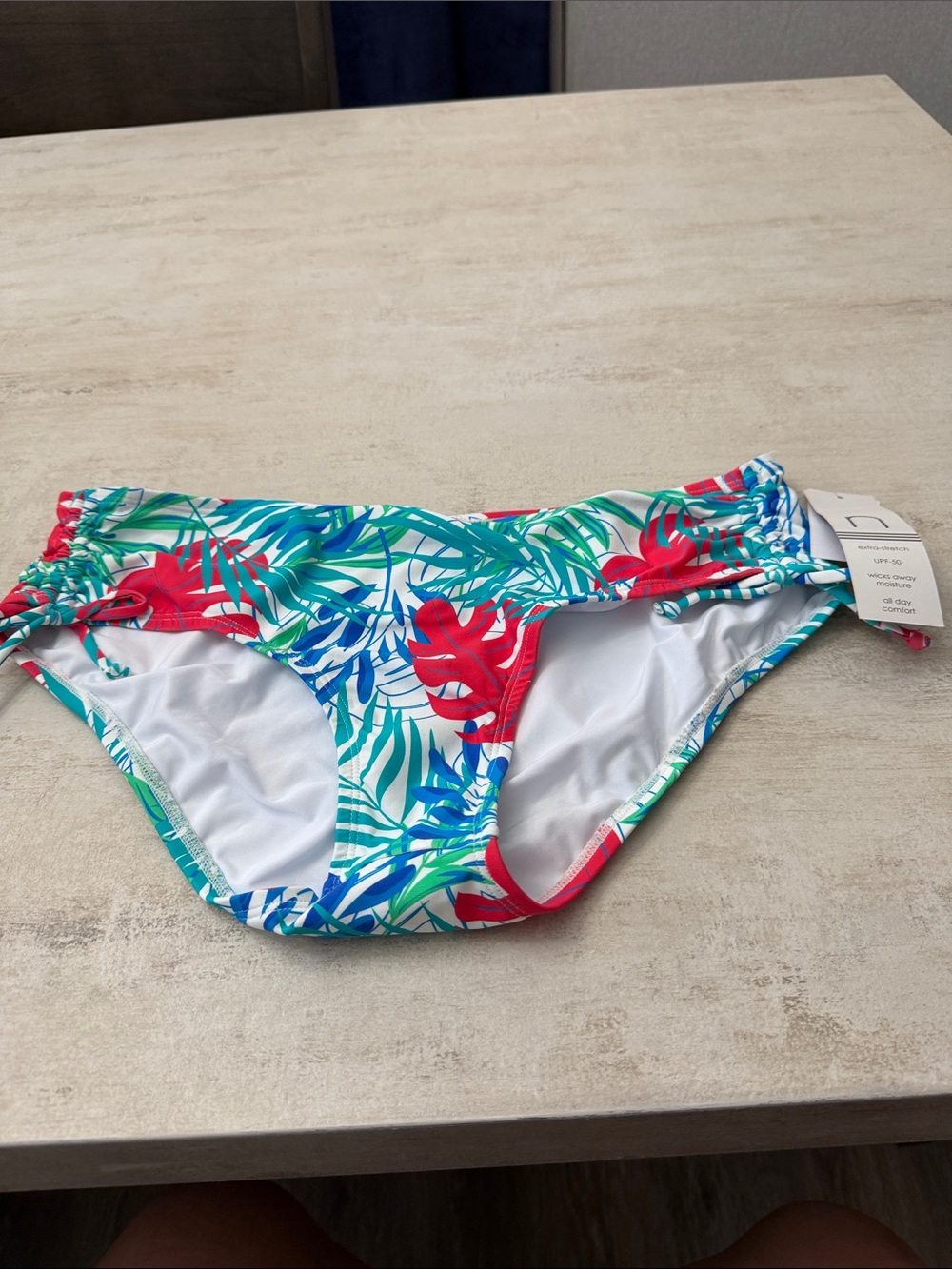 Tropical Leaf Bikini Bottoms - Multicolor